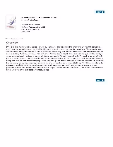 خرید و دانلود نسخه کامل کتاب Adobe Acrobat 7 0 Classroom In A Book