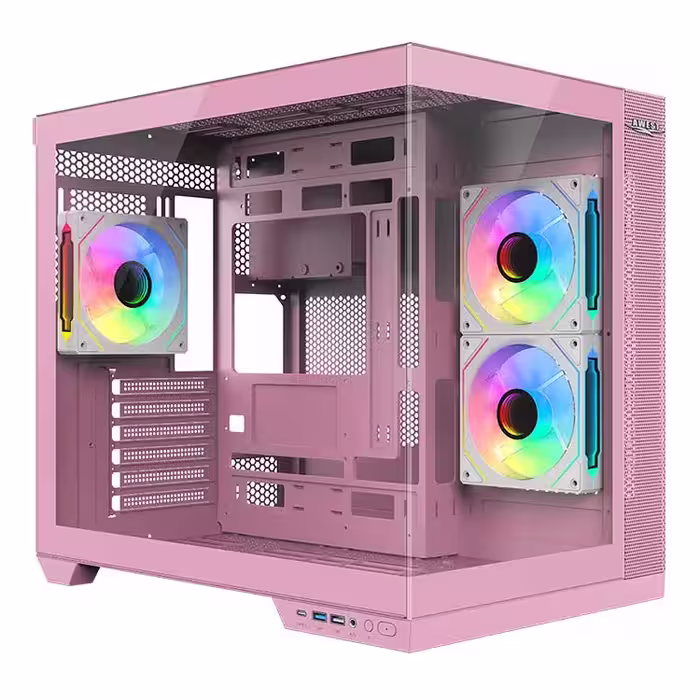 کیس گیمینگ مدل اوست GT-AQ12-MP | با پرتو