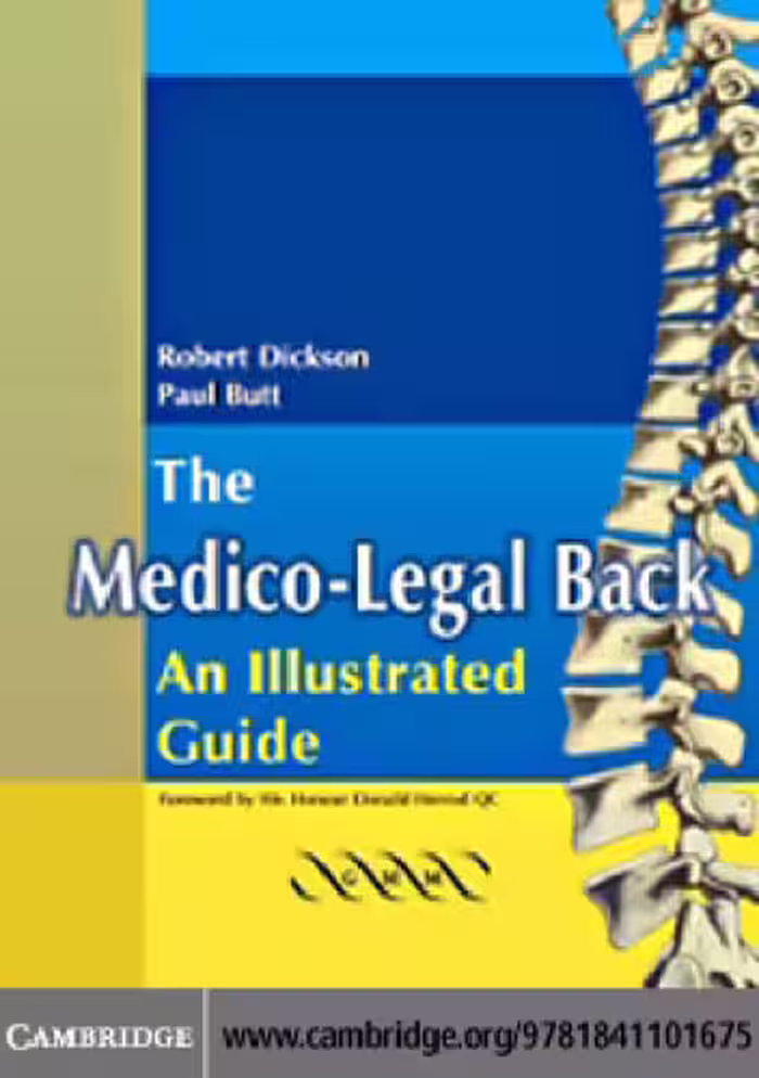 خرید و دانلود نسخه کامل کتاب The Medico-Legal Back An Illustrated Guide