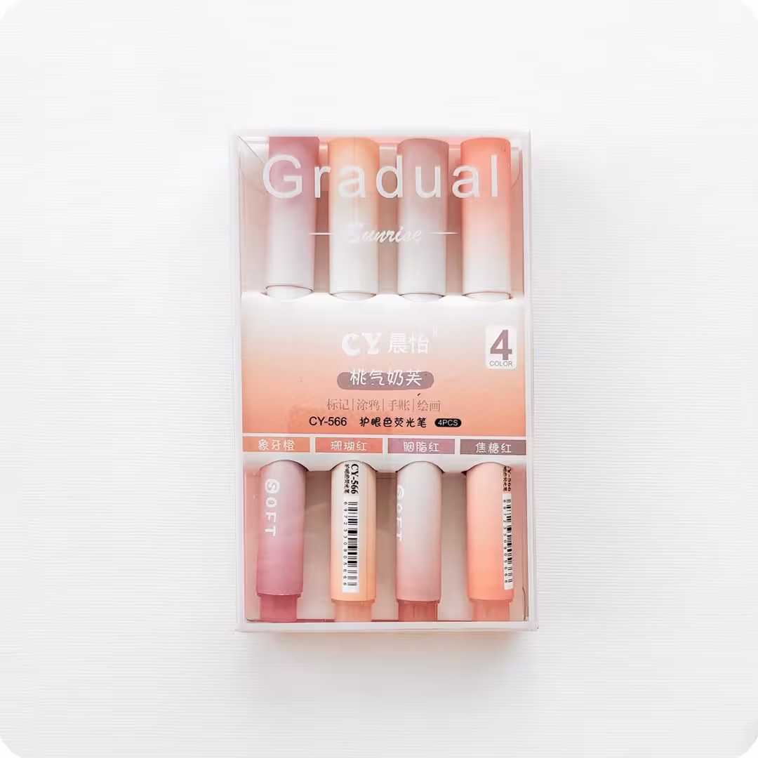 پک هایلایتر پاستلی نارنجی