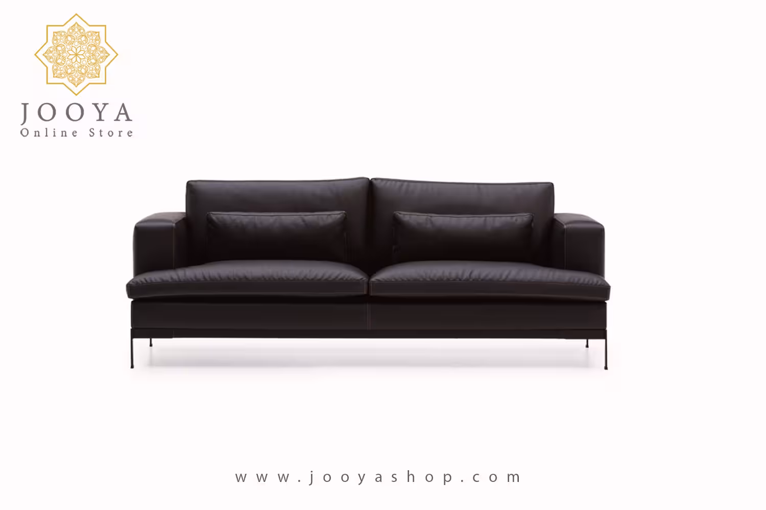 مبل دو نفره نظری مدل نوا Neva Double Seat با روکش چرم