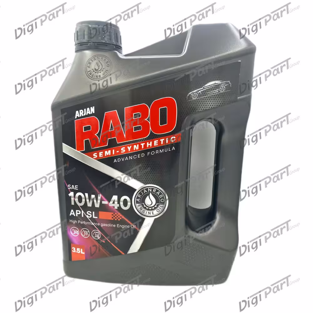 روغن موتور رابو مدل10W-40  SL  حجم 3.5 لیتری