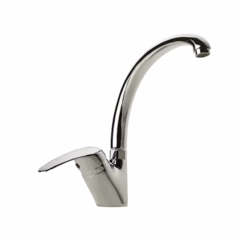 شیر ظرفشویی ثابت با علم ریختگی شیبه مدل کرخه