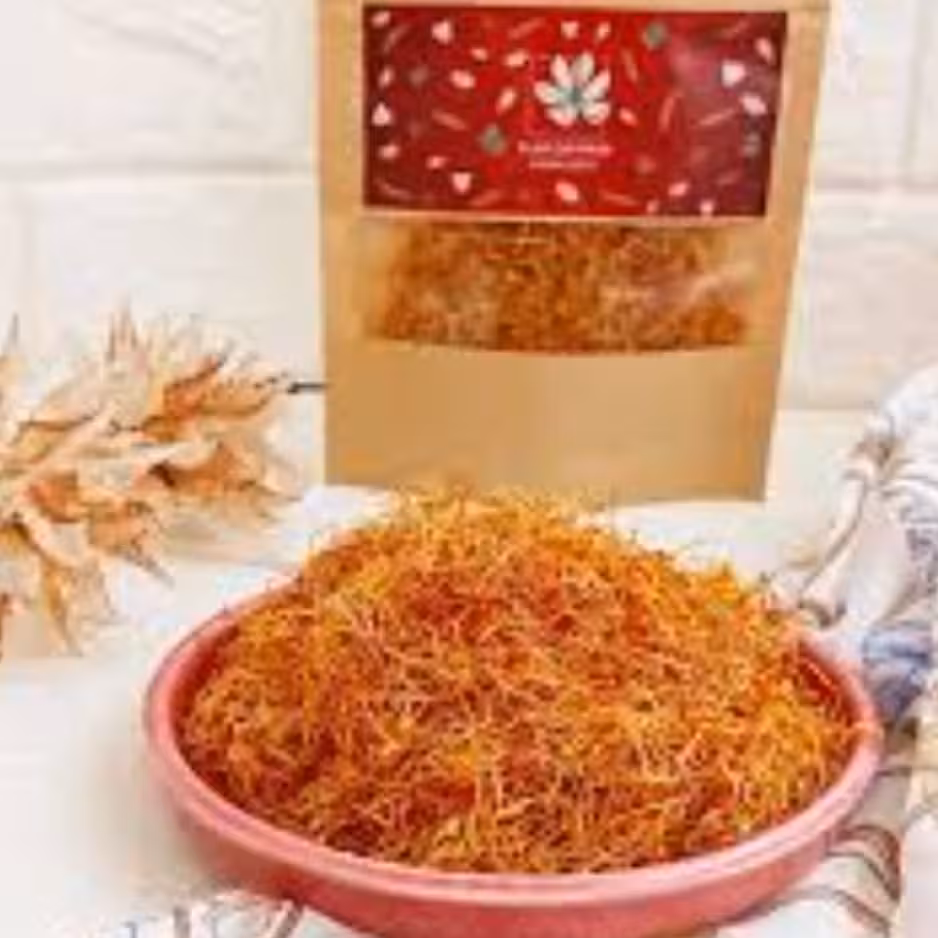 ریشه زعفران امسالی 50 گرمی  با درصد قرمزی بالا و عطر و طعم بی نظیر  