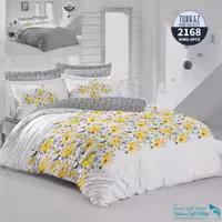 روتختی طرح گل های گوگولی دو نفره برند Turkaz کد 2168