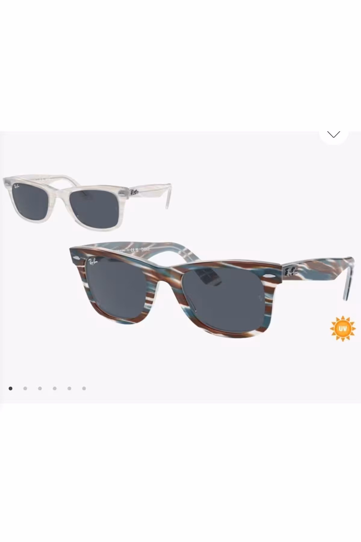 عینک آفتابی مردانه و زنانه RAYBAN WAYFARER تغییر مجموعه شیشه ای معدنی رنگ Ray-Ban