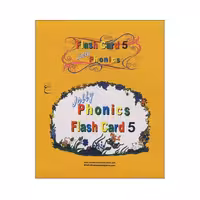 Jolly Phonics 5 Flash Cards (فلش کارت)
