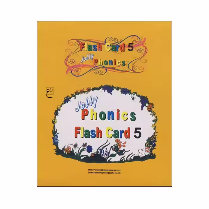 Jolly Phonics 5 Flash Cards (فلش کارت)
