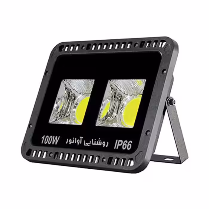 پروژکتور 100 وات COB آوانور مدل پنجره&#x200C;ای گرد