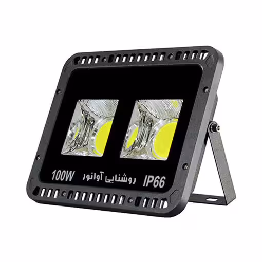 پروژکتور 100 وات COB آوانور مدل پنجره&#x200C;ای گرد