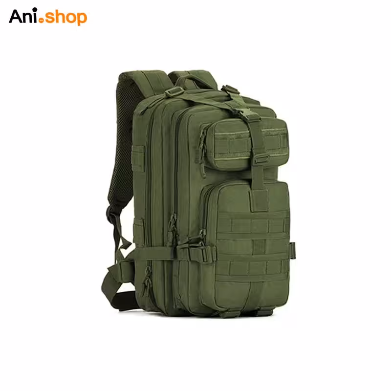 کوله پشتی تاکتیکال برزنتی 20 لیتری رنگ سبز