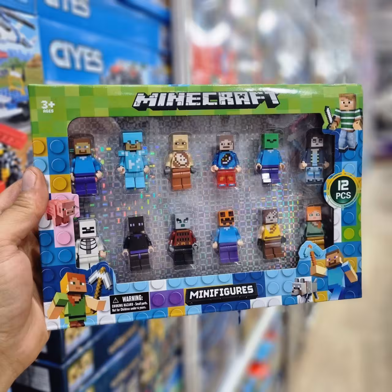 مینی فیگور آدمک لگویی ماینکرافت کد 22619 نمونه اصلی