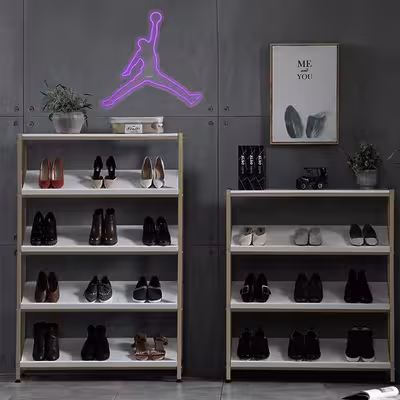 چراغ دیواری نئون دیزاین طرح Jordan_PR 