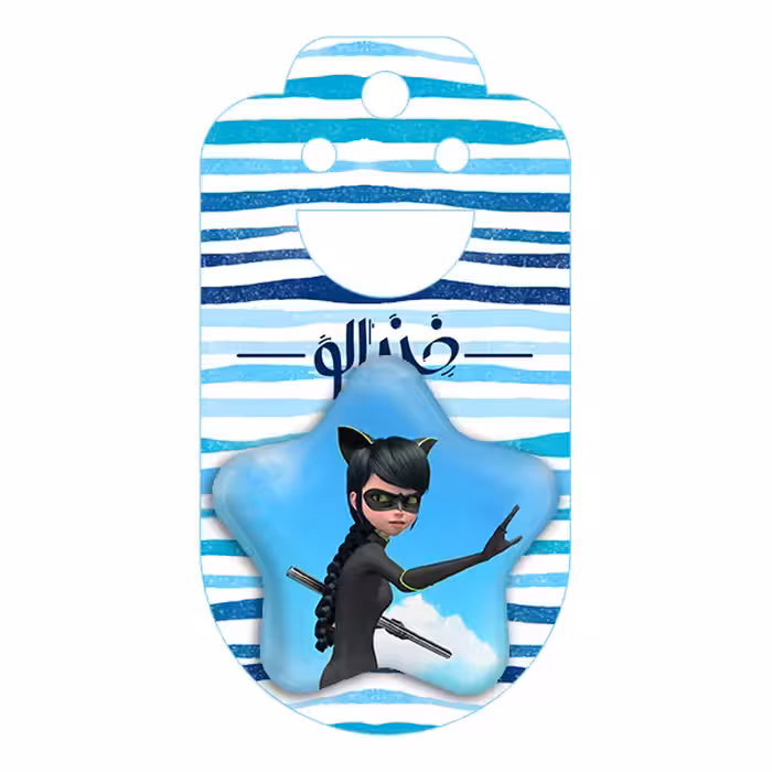 پیکسل خندالو طرح دختر کفشدوزکی مدل ستاره ای کد 3428