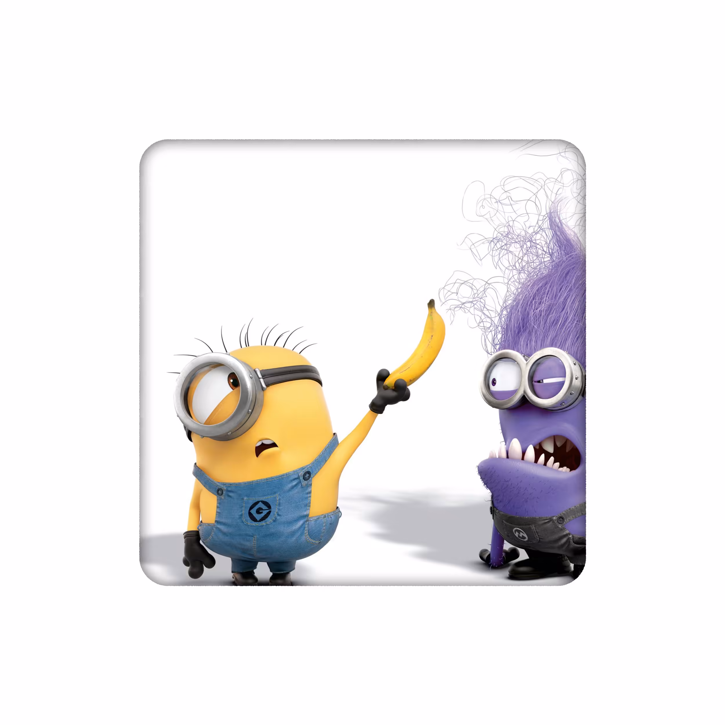 زیرلیوانی طرح مینیون بنفش کد 5161671