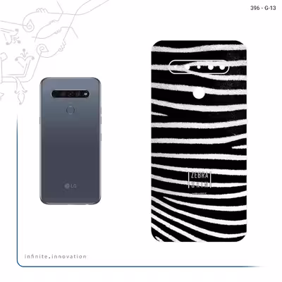 برچسب پوششی ماهوت مدل Zebra Skin مناسب برای گوشی موبایل ال جی K61