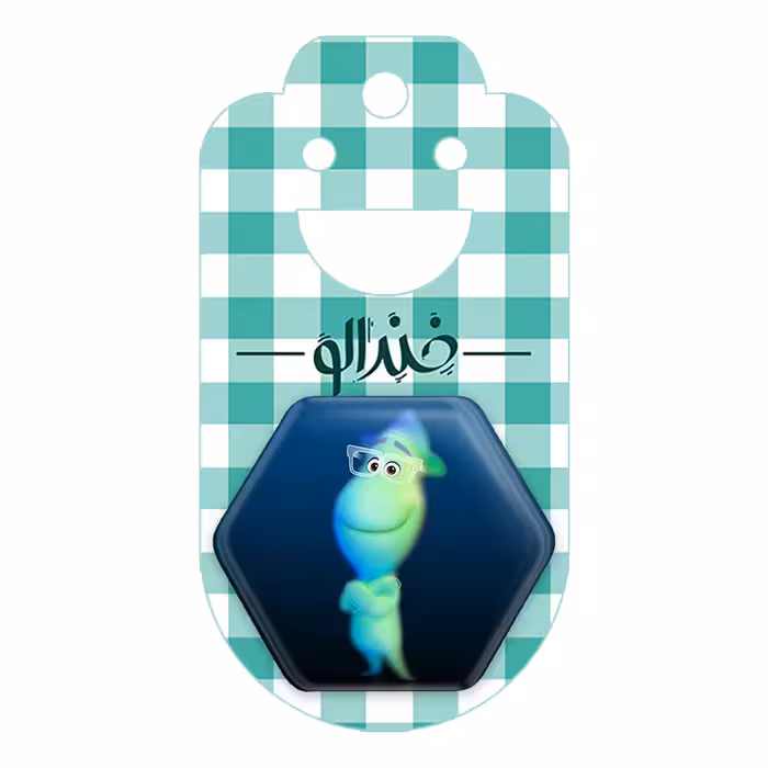 پیکسل خندالو طرح انیمیشن روح مدل شش ضلعی کد 3391