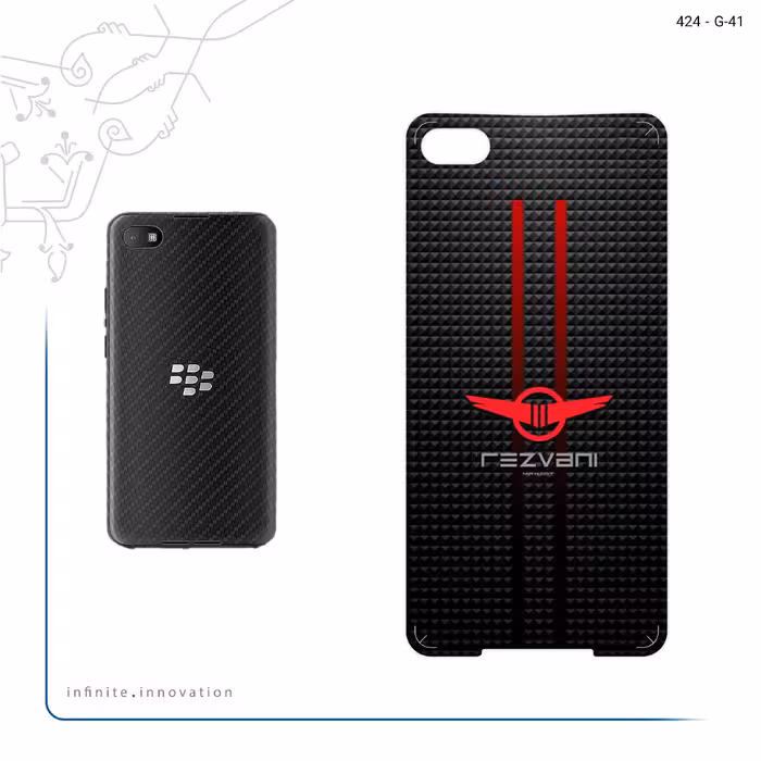 برچسب پوششی ماهوت مدل Rezvani Motors مناسب برای گوشی موبایل بلک بری Z30