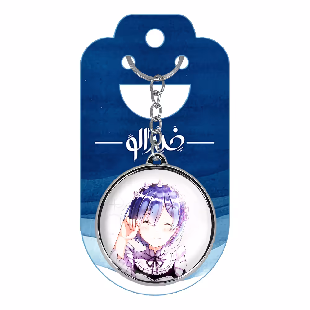 جاکلیدی خندالو طرح رم انیمه دختر مدل دوطرفه کد 1215412153