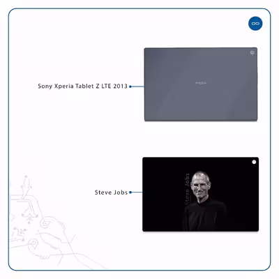 برچسب پوششی ماهوت مدل Steve Jobs مناسب برای تبلت سونی Xperia Tablet Z LTE 2013