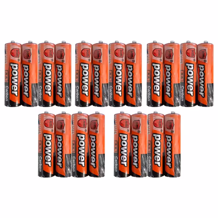 باتری قلمی مدل AA بسته 20 عددی