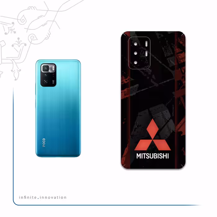 برچسب پوششی ماهوت مدل Mitsubishi-Motor مناسب برای گوشی موبایل شیائومی Poco X3 GT 5G