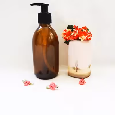 مخزن مایع دستشویی مدل شیشه ای کد 101