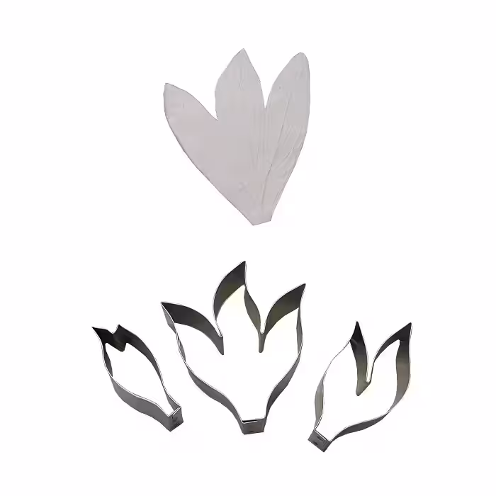 قالب به گز مدل  برگ گل پیونی مجموعه 4 عددی