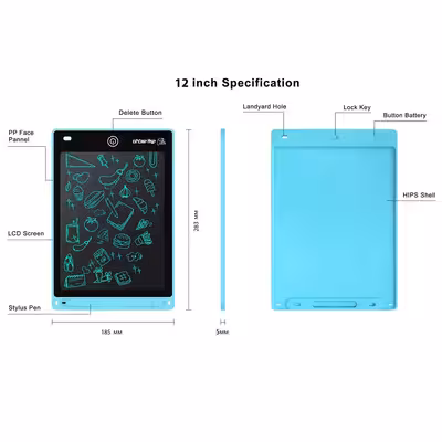 کاغذ دیجیتالی دیجی برگ مدل LCD 12 inch