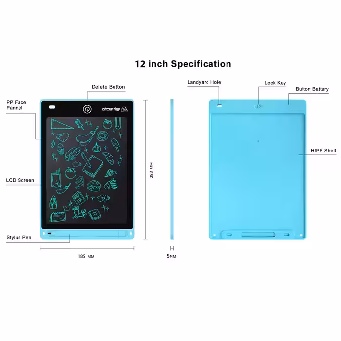 کاغذ دیجیتالی دیجی برگ مدل LCD 12 inch