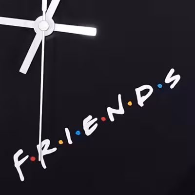 ساعت دیواری سال بردز طرح فرندز کد 011