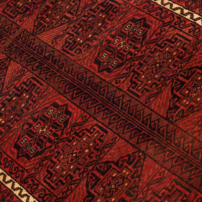 فرش دستبافت سه متری مدل نقشه بلوچ  کد 33.1842