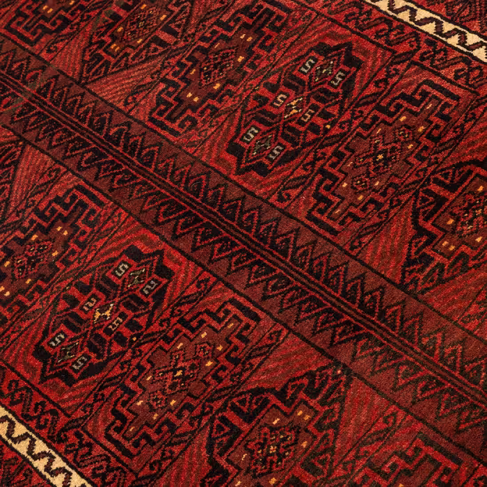 فرش دستبافت سه متری مدل نقشه بلوچ  کد 33.1842