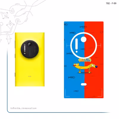 برچسب پوششی ماهوت مدل CatDog مناسب برای گوشی موبایل نوکیا Lumia 1020