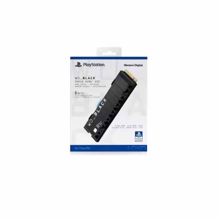 اس اس دی اینترنال وسترن دیجیتال مدل BLACK SN850 NVME HEATSINK ظرفیت 1 ترابایت