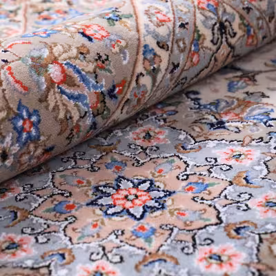 فرش دستباف شش متری مدل اردکان طرح لچک ترنج سایه کد 4010813