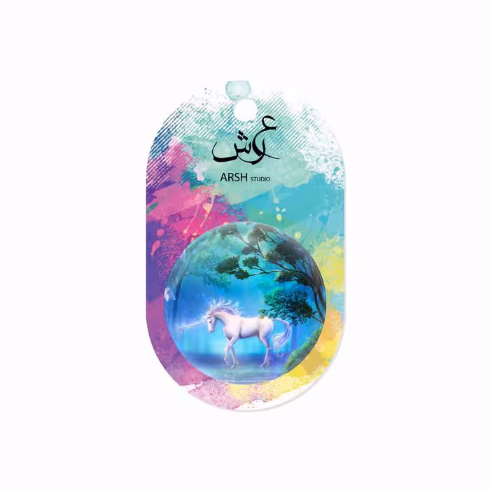 پیکسل عرش مدل اسب تک شاخ unicorn کn Asp1249