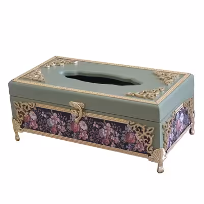 ست سطل و جای دستمال کاغذی مدل Sdj12