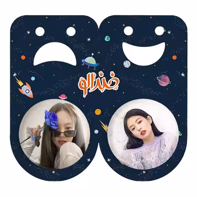 پیکسل خندالو مدل جنی بلک پینک کد 1409714101 مجموعه 2 عددی