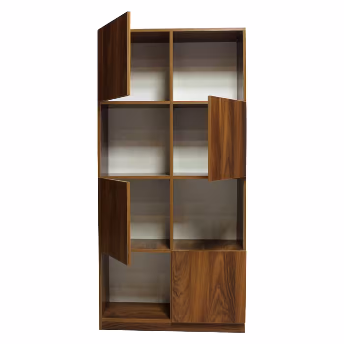 کتابخانه مدل چهار طبقه و چهار کمد IKE448