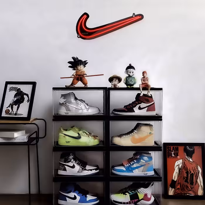 چراغ دیواری نئون دیزاین طرح BL_RD 