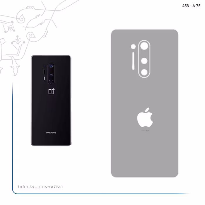 برچسب پوششی ماهوت مدل Apple مناسب برای گوشی موبایل وان پلاس 8 Pro