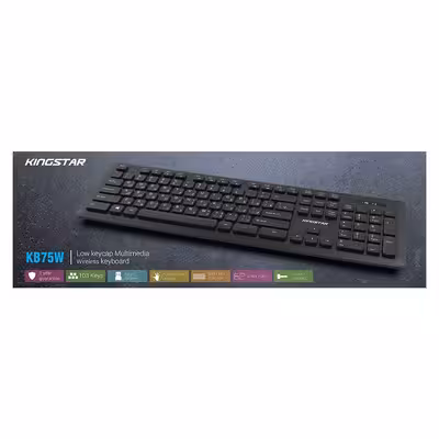 کیبورد بی سیم کینگ استار مدل KB75W