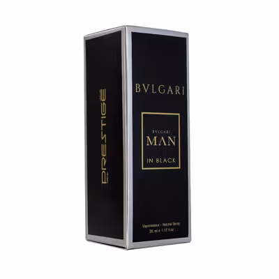 عطر جیبی مردانه پرستیژ مدل Bvlgari Man In Black  حجم 35 میلی لیتر