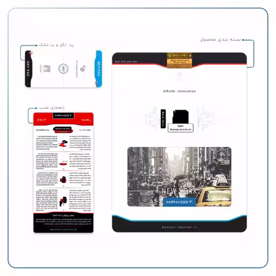 برچسب پوششی ماهوت مدل New York City مناسب برای تبلت اپل iPad mini 2012 A1432