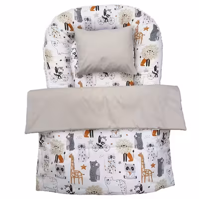 سرویس خواب 4 تکه نوزاد طرح شیر