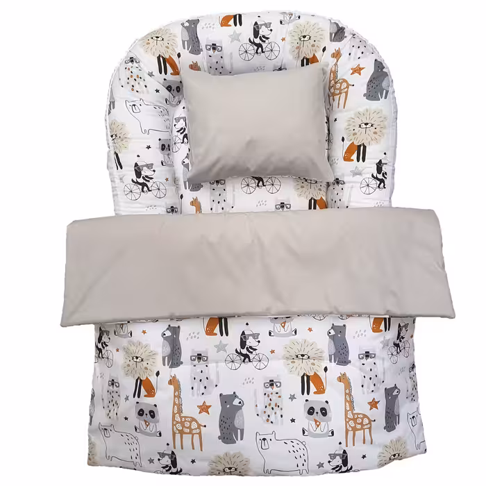 سرویس خواب 4 تکه نوزاد طرح شیر