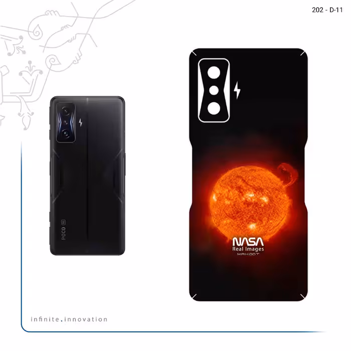 برچسب پوششی ماهوت مدل Sun_By_NASA مناسب برای گوشی موبایل شیائومی Redmi K50 Gaming