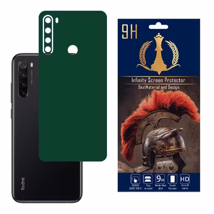 برچسب پوششی اینفینیتی مدل PRO MAX مناسب برای گوشی موبایل شیائومی REDMI NOTE 8 / REDMI NOTE 8T / REDMI NOTE 8 2021 به همراه محافظ صفحه نمایش و محافظ لنز دوربین