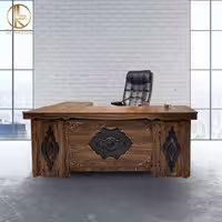 میز اداری مدیریتی مدل تارا وکیوم ابعاد 180 دارای ال متحرک